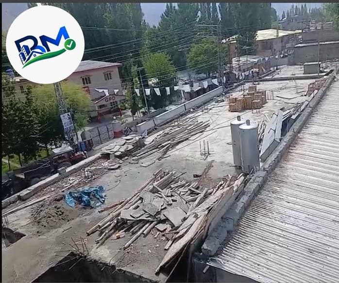Prime 1500 Sq. Ft. Rooftop Space (6.6 Marlas) Available Near Skardu Main Bazaar